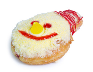 donuts isolated on white background