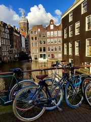 Fototapeta premium Bicycles in amsterdam