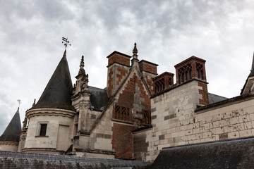 Fototapeta na wymiar Old castle. Ambroise. France