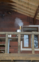 samovar on house in Turkey