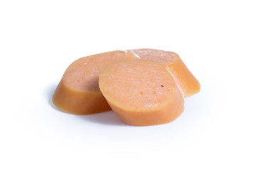 sausage isolated on white background
