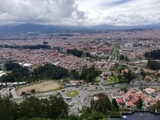 aerial view of the city