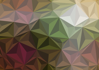 Abstract Low Polygon gradient Generative Art background illustration