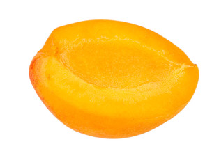 Apricot isolated on white background with clipping path