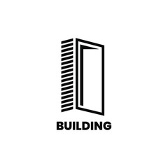 building logo like icon for business corporate, design template - vector illustration