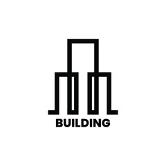 building logo like icon for business corporate, design template - vector illustration