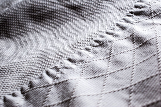 White japanese martial art uniform detail