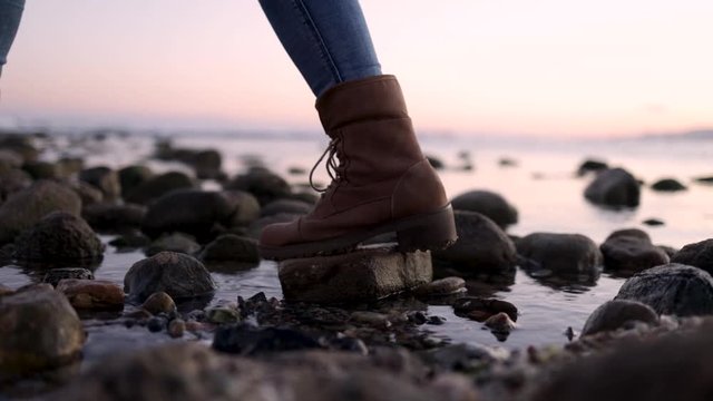 Paseando por la playa