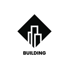 building logo like icon for business corporate, design template - vector illustration