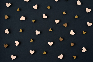  Abstract background with hearts. Valentine's Day
