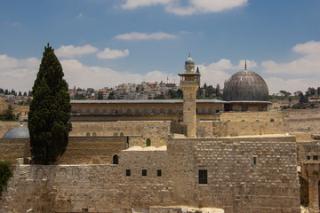 Minaret and dome of a mosque