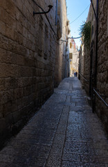 Narrow Jerusalem street