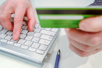 Pay online credit card for web design. Business technology. Online payment. Mobile banking. Online store. Credit card. Electronic money. Digital data.