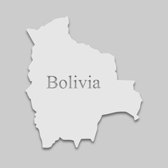 map of Bolivia