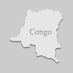 map of Congo