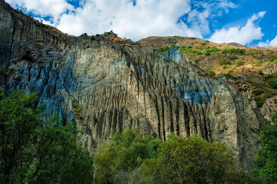Caucasus mountains, canyon of Argun near Shatili, Georgia