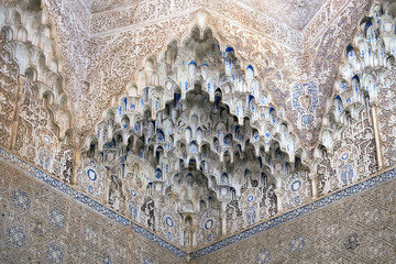 Nasrid moresque palace of Alhambra