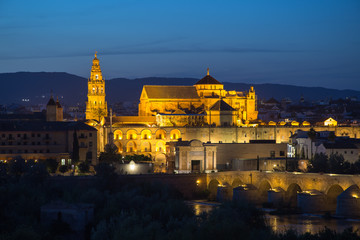 Mezquita - Cathedral of Cordoba at night