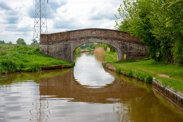Jackson´s bridge No 26 over the Llangollen Canal in Shropshire, UK