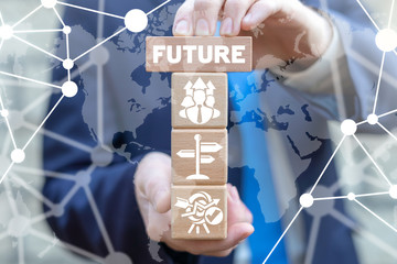 Future Business Progress Human Work Corporate Concept.