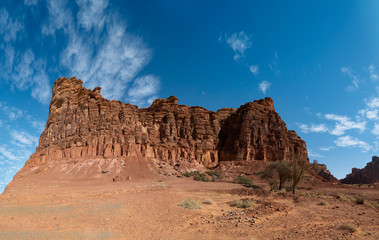 The Lion Tombs of Dedan at ancient oasis ﻿﻿of Al Ula, Saudi Arabia