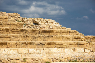 Roman ruins in Caesarea