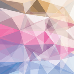 Background of colorful polygonal shapes. Abstract