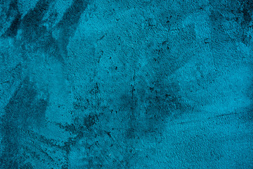 Texture of blue cement plaster