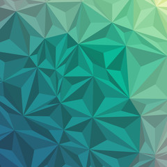 Abstract Low Polygon gradient Generative Art background illustration