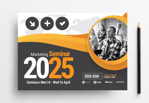 Business Event Flyer Template For Conferences And Seminars