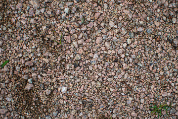 background of brown gravel