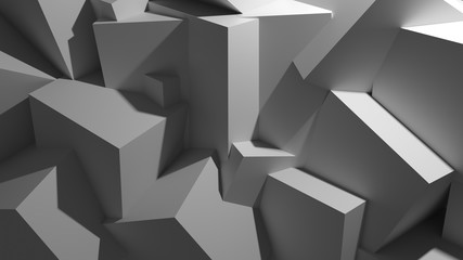 3d abstract background with cubes