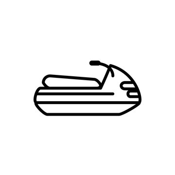 recommend clip art: jet ski transport linear design