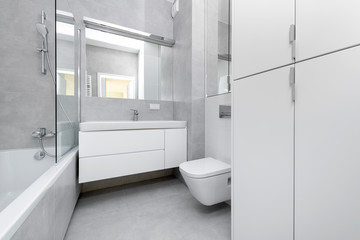 Fototapeta na wymiar Modern interior design - bathroom