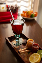 preparing a drink, healthy, invigorating, mulled wine, grok