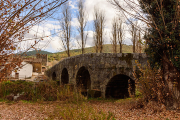 Obraz premium Ancient roman bridge in Marvao