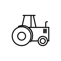 agriculture tractor transport linear design