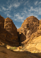 Fototapeta premium Outcrops at ancient oasis ﻿﻿of Al Ula, Saudi Arabia