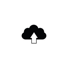 upload icon. Cloud upload vector Icon. vector symbol