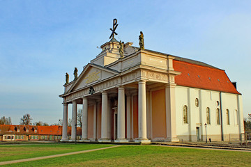 Barocke Stadtkirche in Ludwigslust (1770, Mecklenburg-Vorpommern)