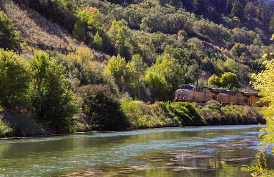 River With Train