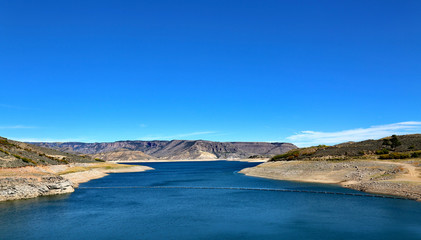 Fototapeta na wymiar Blue Mesa Reservoir in Colorado
