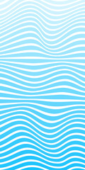 Trendy wavy background soft color transition. Vector illustration of striped pattern with optical illusion