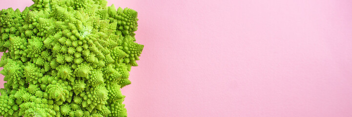 romanesco cauliflower cabbage (delicious vegetable, vitamins diet food) menu concept. food...