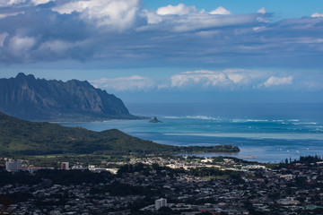 Hawaii Mountain and Ocean view