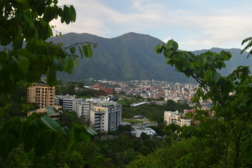 Caracas and in the background his eternal companion Cerro El Avila Waraire Repano
