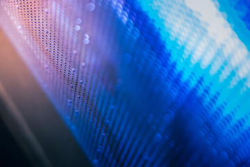 CloseUp LED blurred screen. LED soft focus background. abstract background ideal for design.