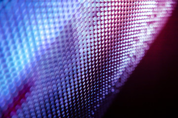 CloseUp LED blurred screen. LED soft focus background. abstract background ideal for design.