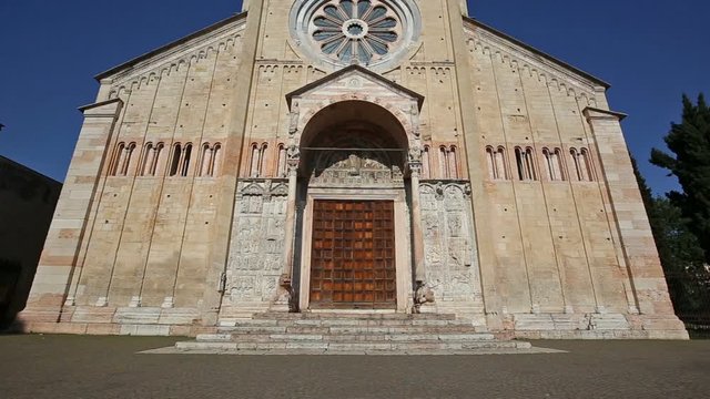 Basilica Of San Zeno In Verona, Italy