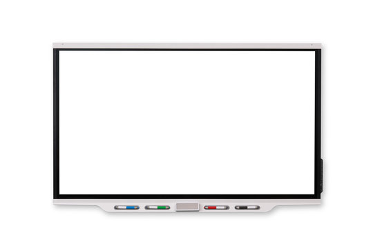  Interactive Whiteboard‎ isolated and white background